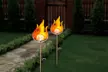 One, Two or Four Outdoor Flame Solar Lights - Image 6