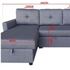 Image 2: Savona Three Seater Storage Sofa