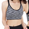 Image 1: 3-Pack Womens Padded Racerback Sports Bras Workout Yoga Bra