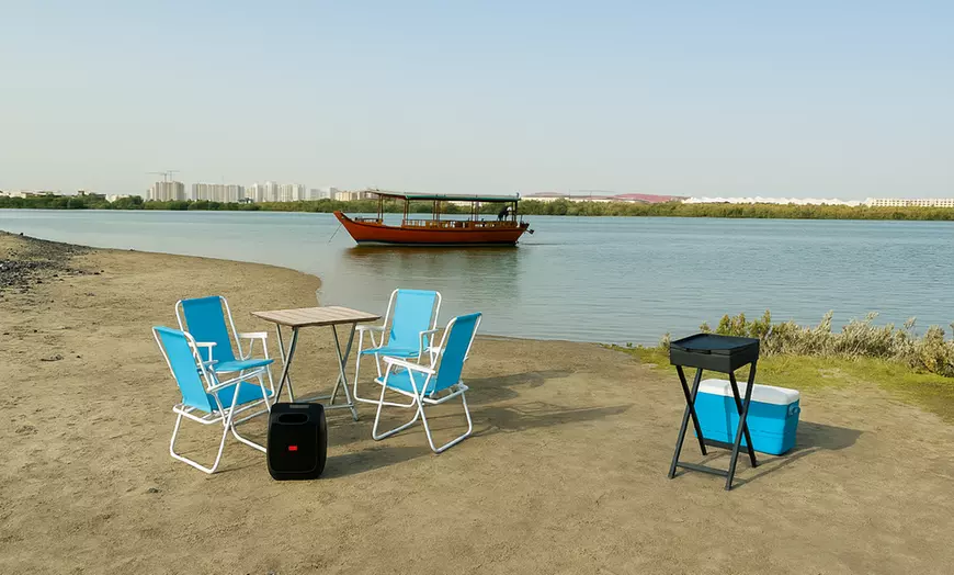Image 1: Private Island Party with Breathtaking Skyline Views for 12 Guests!