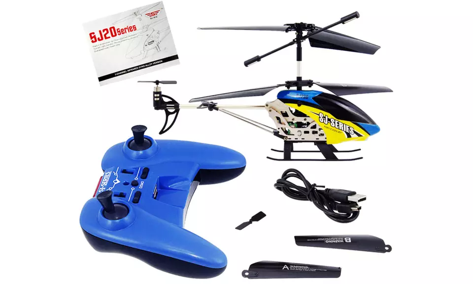 SJ-Series Gyro-Stabilized Crash-Resistant 3.5-Channel RC Helicopter - Second Medium