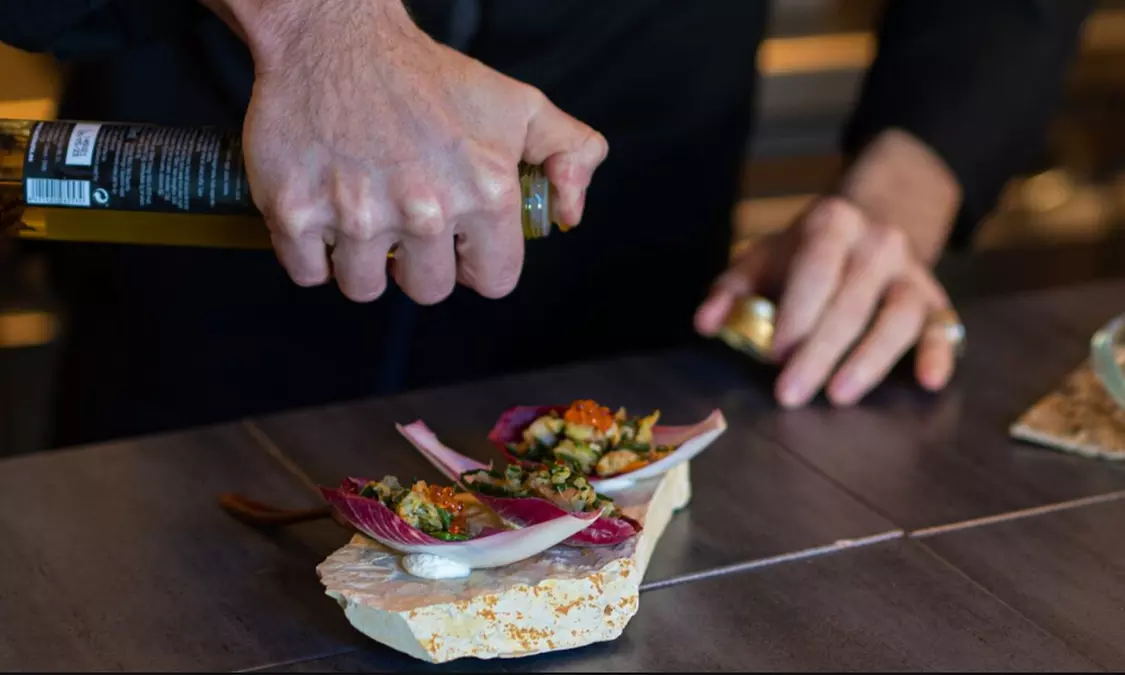 Menu atypique "Black Out Eveil des sens" à l'Alchimie By Chaps