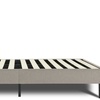Image 33: Letto imbottito in tessuto con doghe in legno e vano contenitore