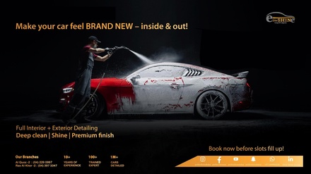 Full Interior and Exterior Detailing for Sedans - Elite Shine Car polish Services LLC