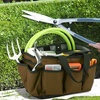 Image 1: 14 Inch Garden Tool Storage Bag and Home Organizer with Pockets