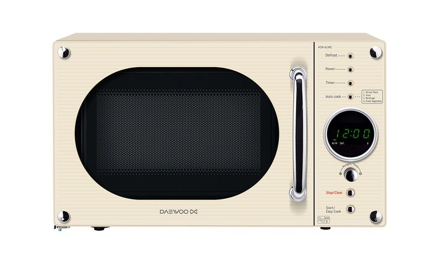 Image 3: Daewoo 800W Microwave 