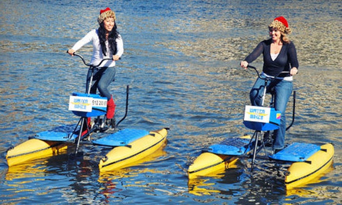 water bikes