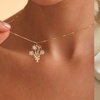 Image 12: Personalised Birth Flower Necklace