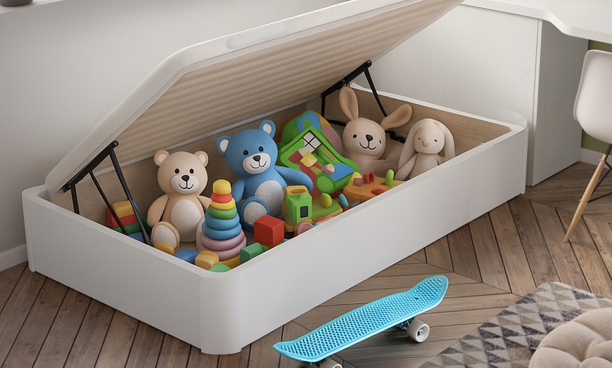 Image 1: Canapé abatible madera apertura lateral en diferentes tamaños con montaje incluido de Royal Sleep 