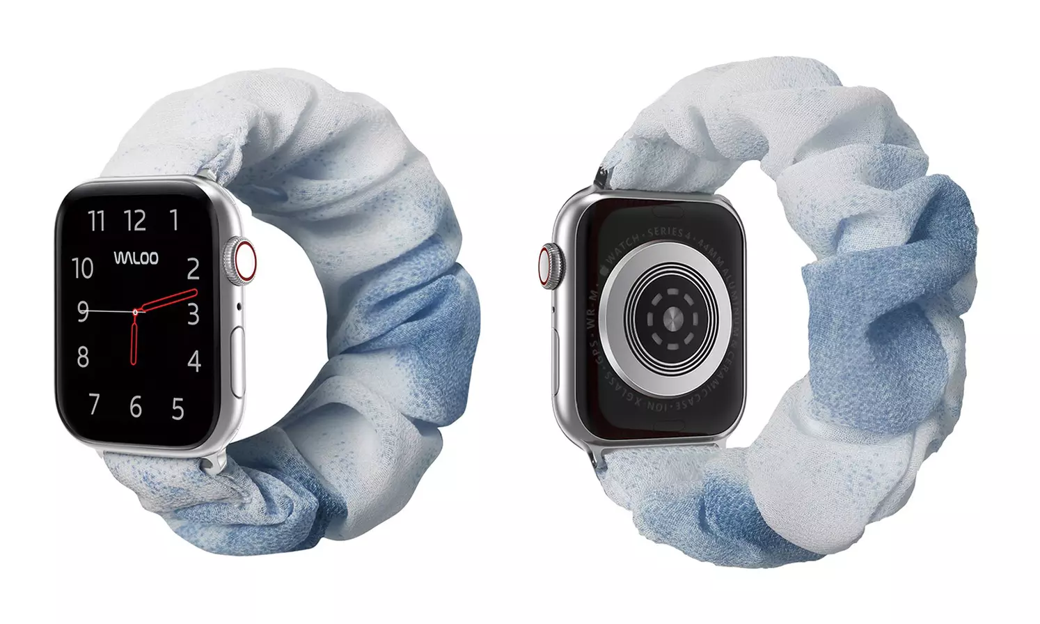 Waloo Elastic Scrunchie Band for All Apple Watch Series