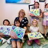 Image 7: Wine & Sip Painting Experience or Kids' Art Class!