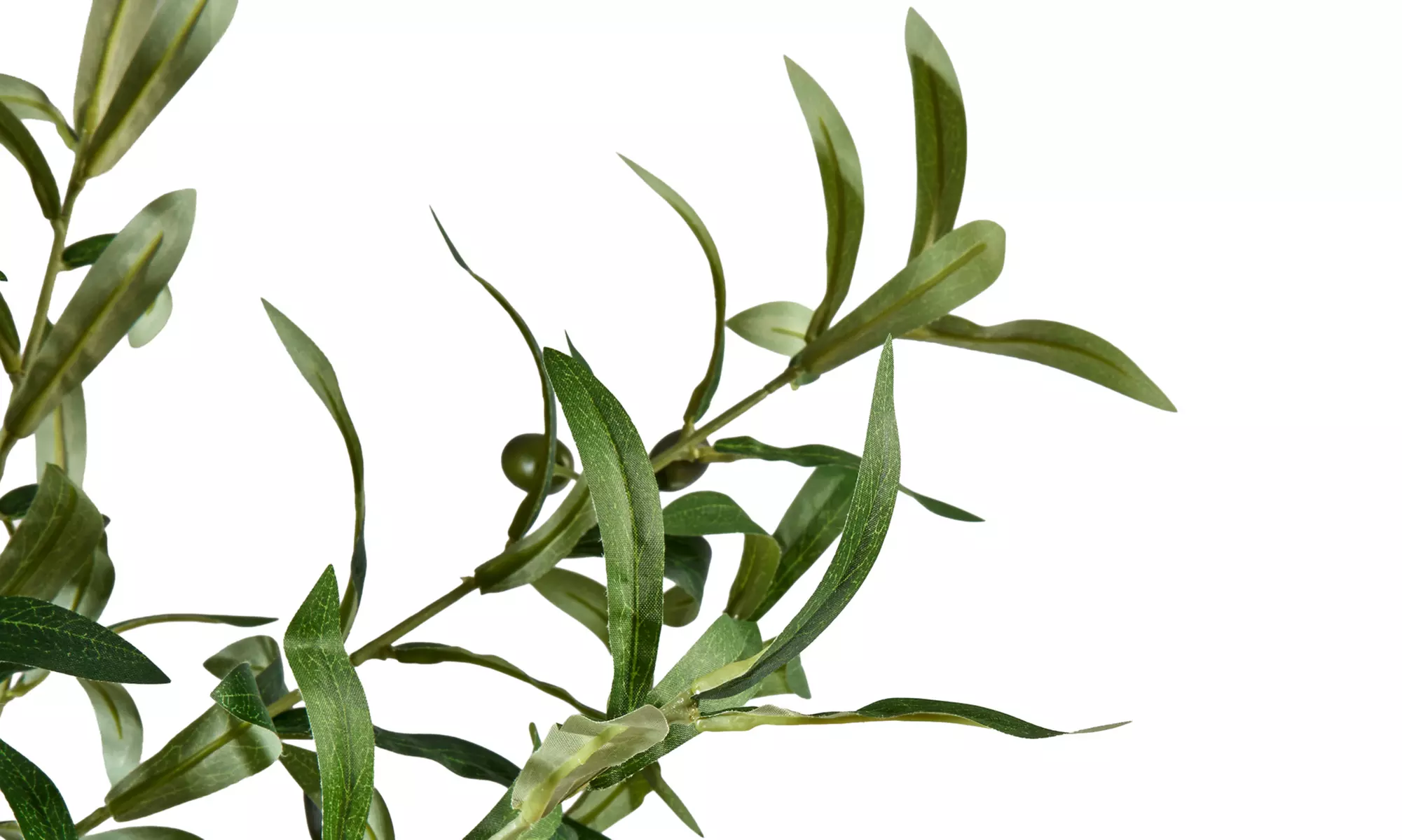 Olivo artificial decorativo de 100, 145 o 175 cm con maceta base