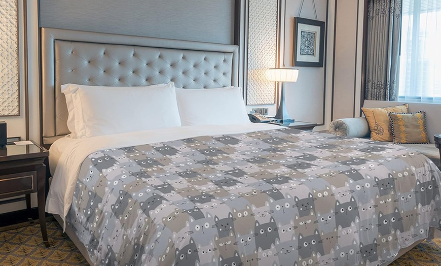 Image 9: Tagesdecke aus Piqué-Baumwolle für Frühling und Sommer