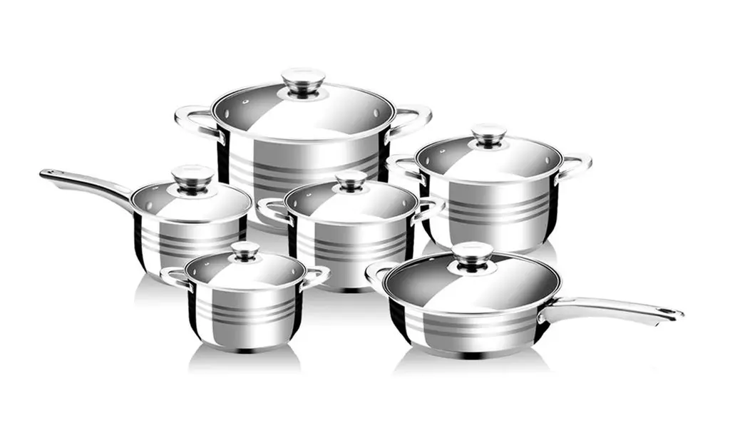Batterie de cuisine 12 pièces inox Royalty Line