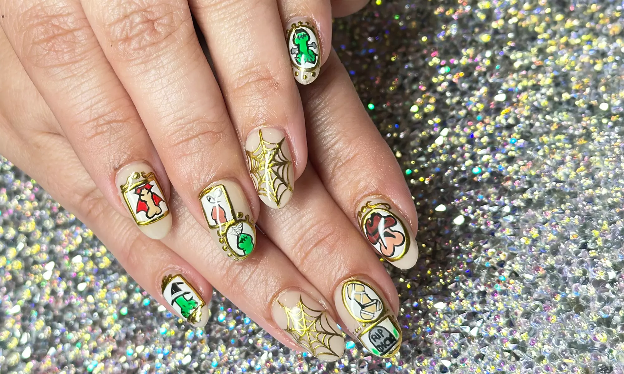 Gel-X Full Set with Nail Art or Deluxe & Pampered Steam Pedicures