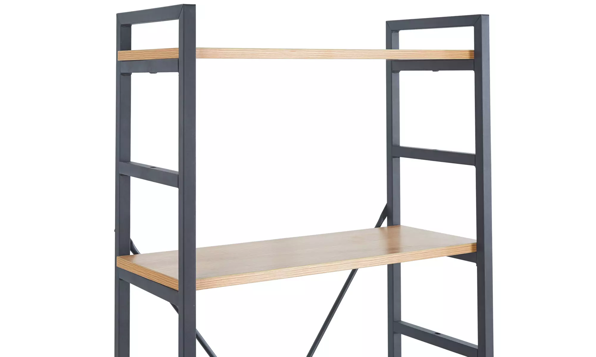 Étagère industrielle bois & acier, Sampur