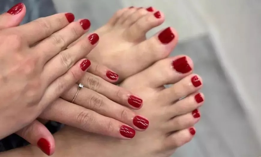 Image 3: Up to 57% Off on Nail Spa/Salon - Manicure at Facial Harmony By Bee