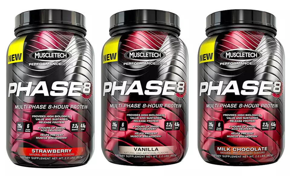Buy 1 get 1 Free: MuscleTech Phase 8 Protein Powder (22 Servings) - Primary Image