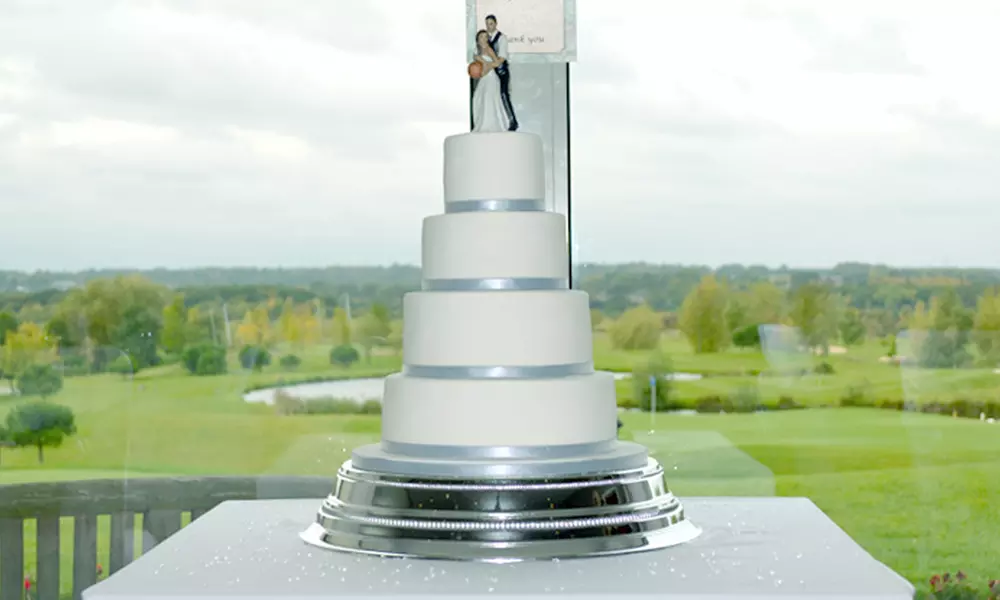 Two-Tier Wedding Cake