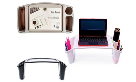 Tavolino multiuso con tasche laterali