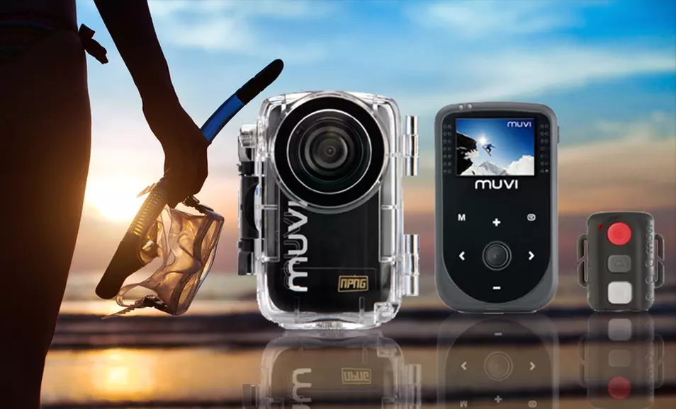 $139.99 for a Veho MUVI HD ActionCam NPNG Edition Bundle ($259.95 List Price). Free Shipping. - Primary Image