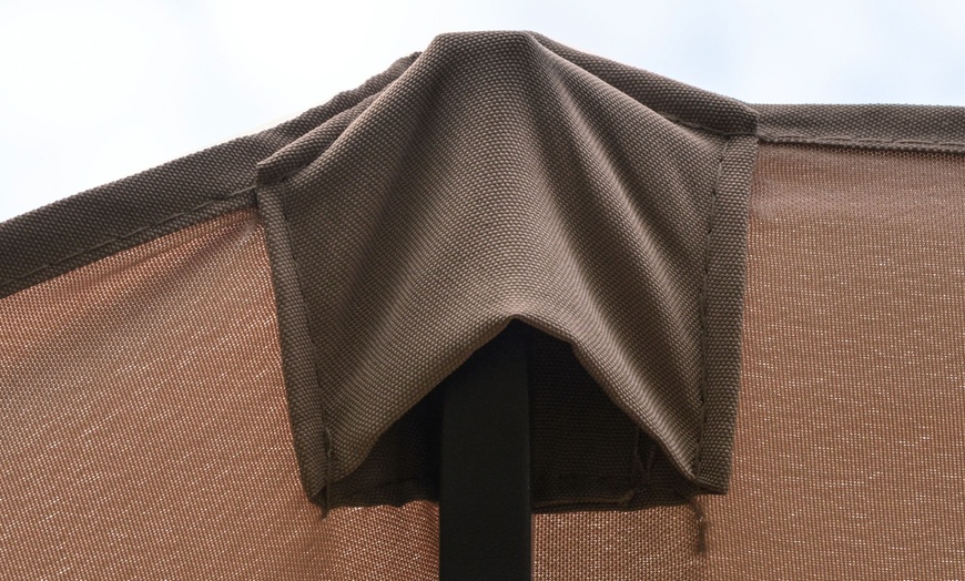 Image 8: Outsunny 4.4m Double-Sided Sun Umbrella Garden Parasol