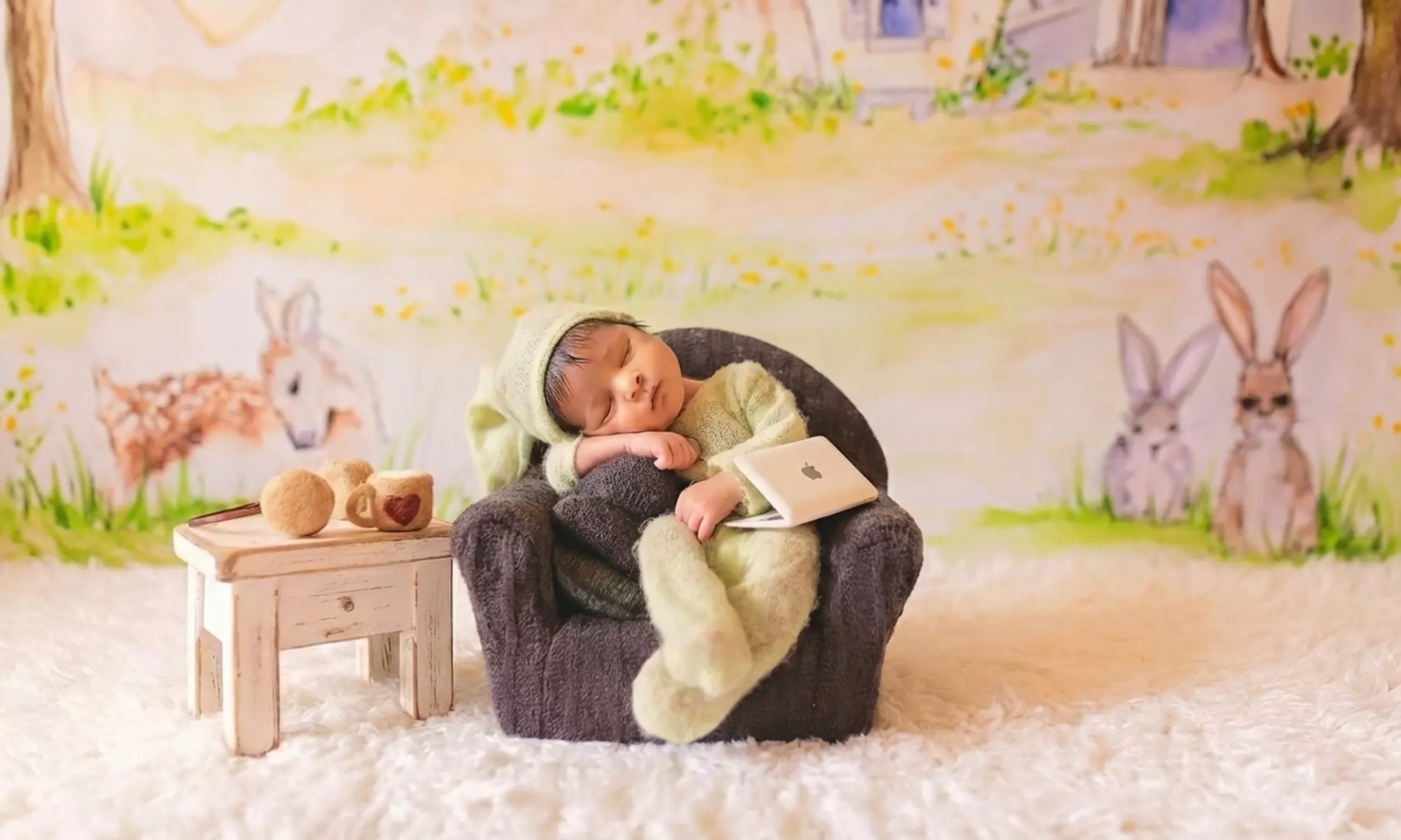 Luxury Newborn Photography with Bespoke Styling & Edited Images