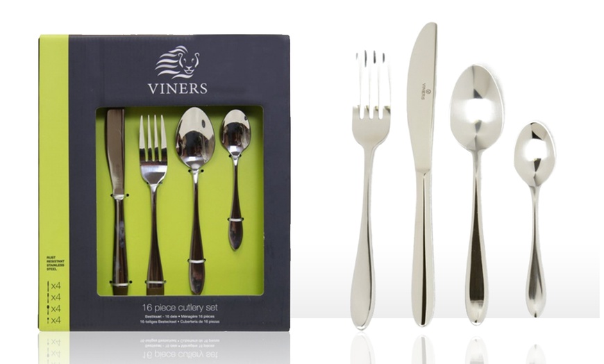 Image 2: 16-Piece Viners Cutlery Set