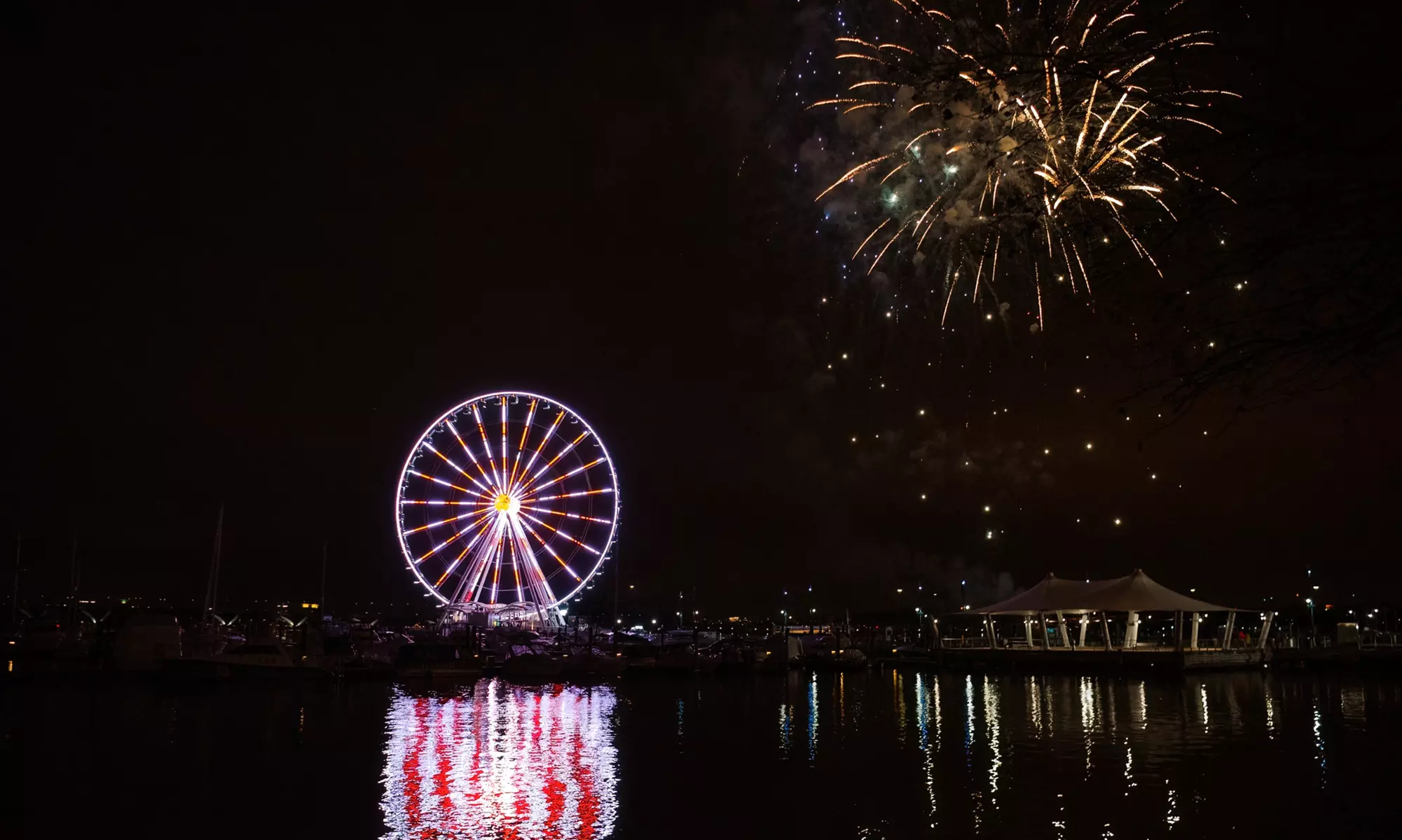 Experience a Ride on The Capital Wheel in DC. Enjoy Stunning Views, Fireworks, and More (Up to 37% Off)