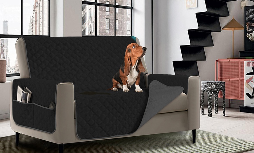 Image 13: Waterdichte, vlekbestendige en gewatteerde bankhoes