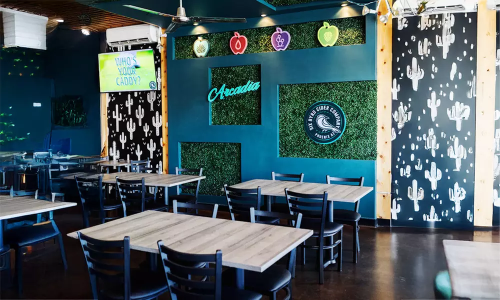 Indulge in Pizza and a Flight of Cider for One, Two, or Four People