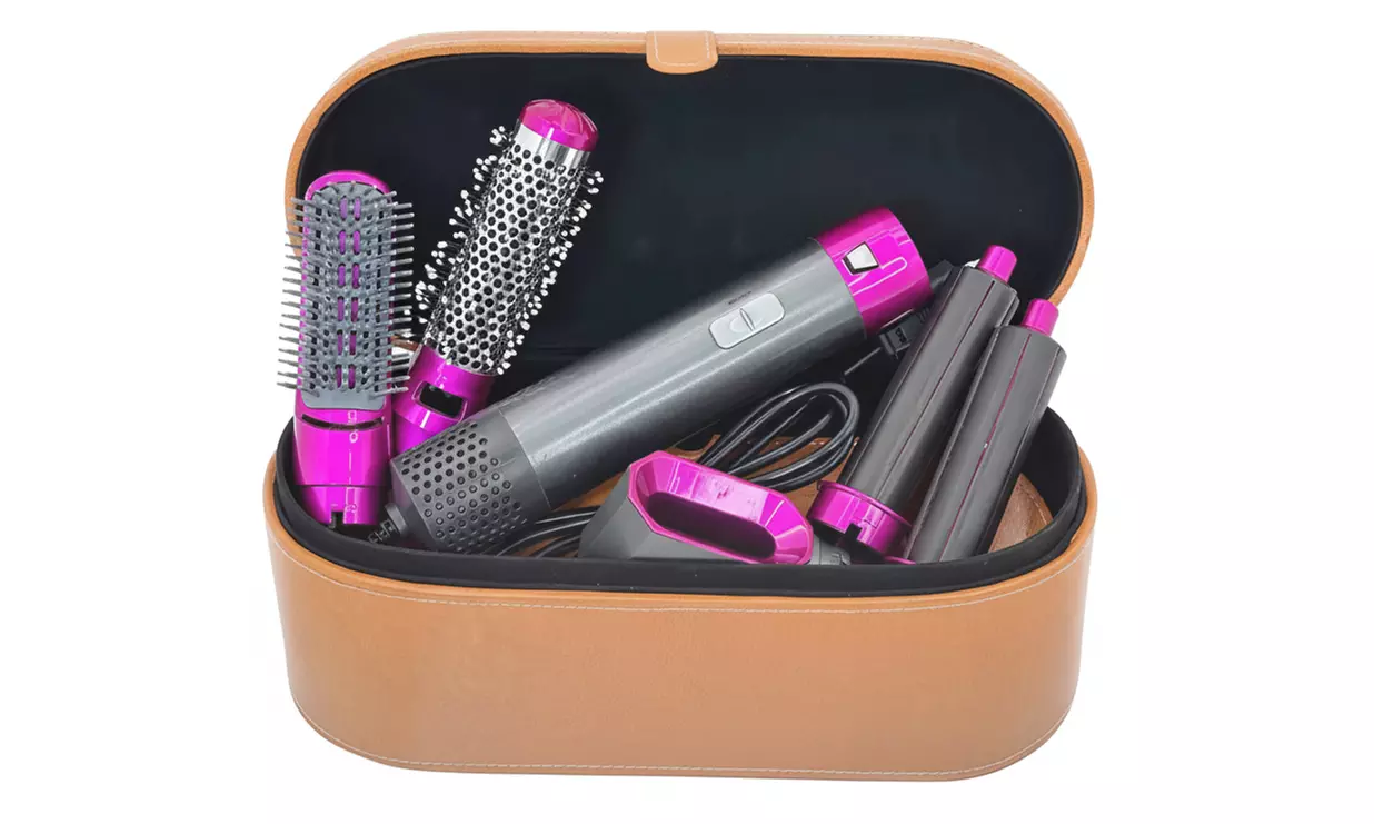 5-in-1 Haartrockner mit austauschbaren Aufsätzen