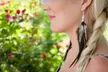 JAKIMAC Silver or Gold Feather Earrings (Up to 74% Off) - Second Medium