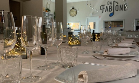 ⏰Menu di pesce da 2 o 3 portate con vino al ristorante Da Fabione (sconto fino a 43%). Prenota&Vai!