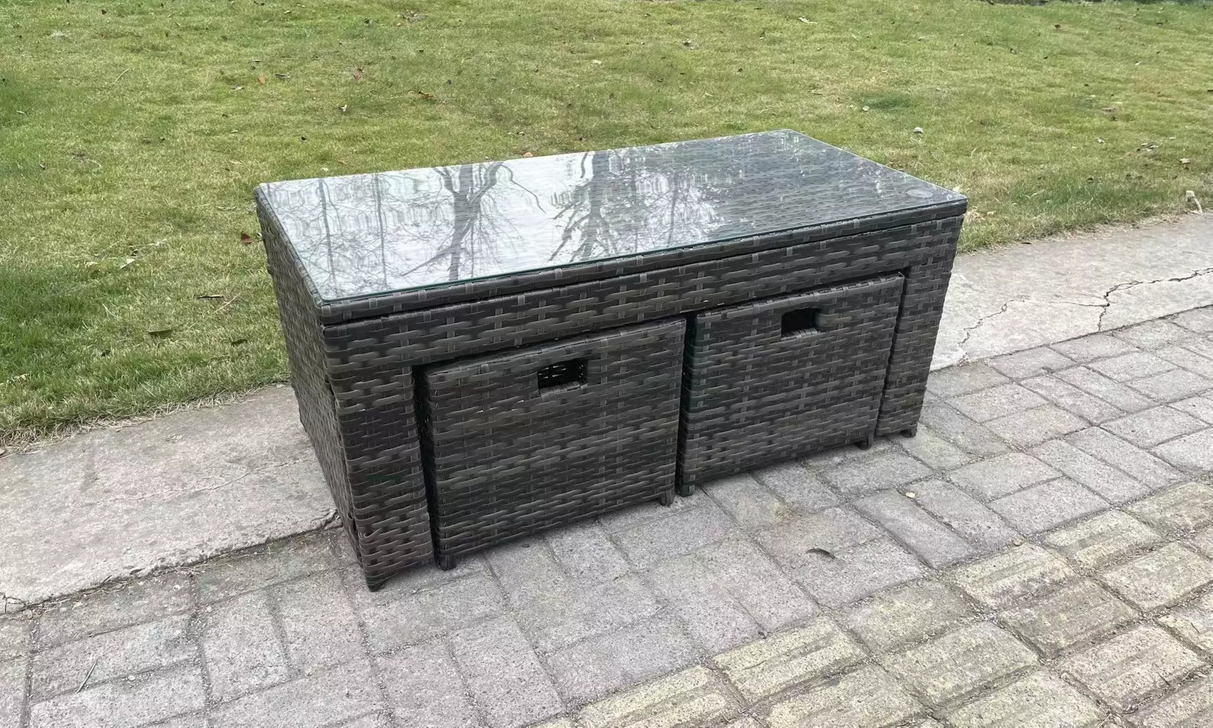 Fimous Outdoor-Lounge Gartenmöbel-Set