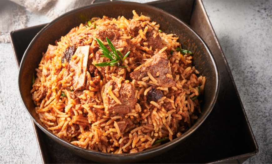 Image 28: Indian Dinner Feast with Wine and Dessert for 2, 4, or 6