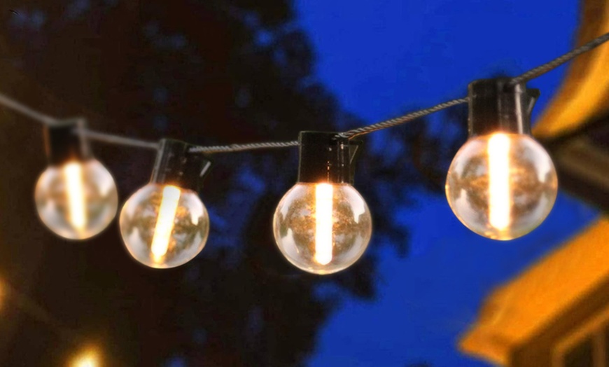 Image 4: Solar LED String Lights