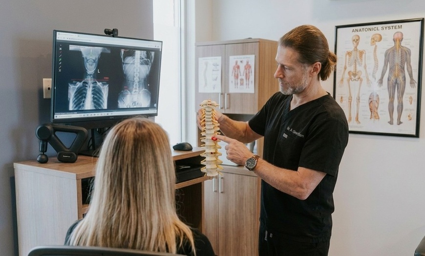 Image 7: Chiropractic Consult X Rays Adjustments and Stretch Sessions