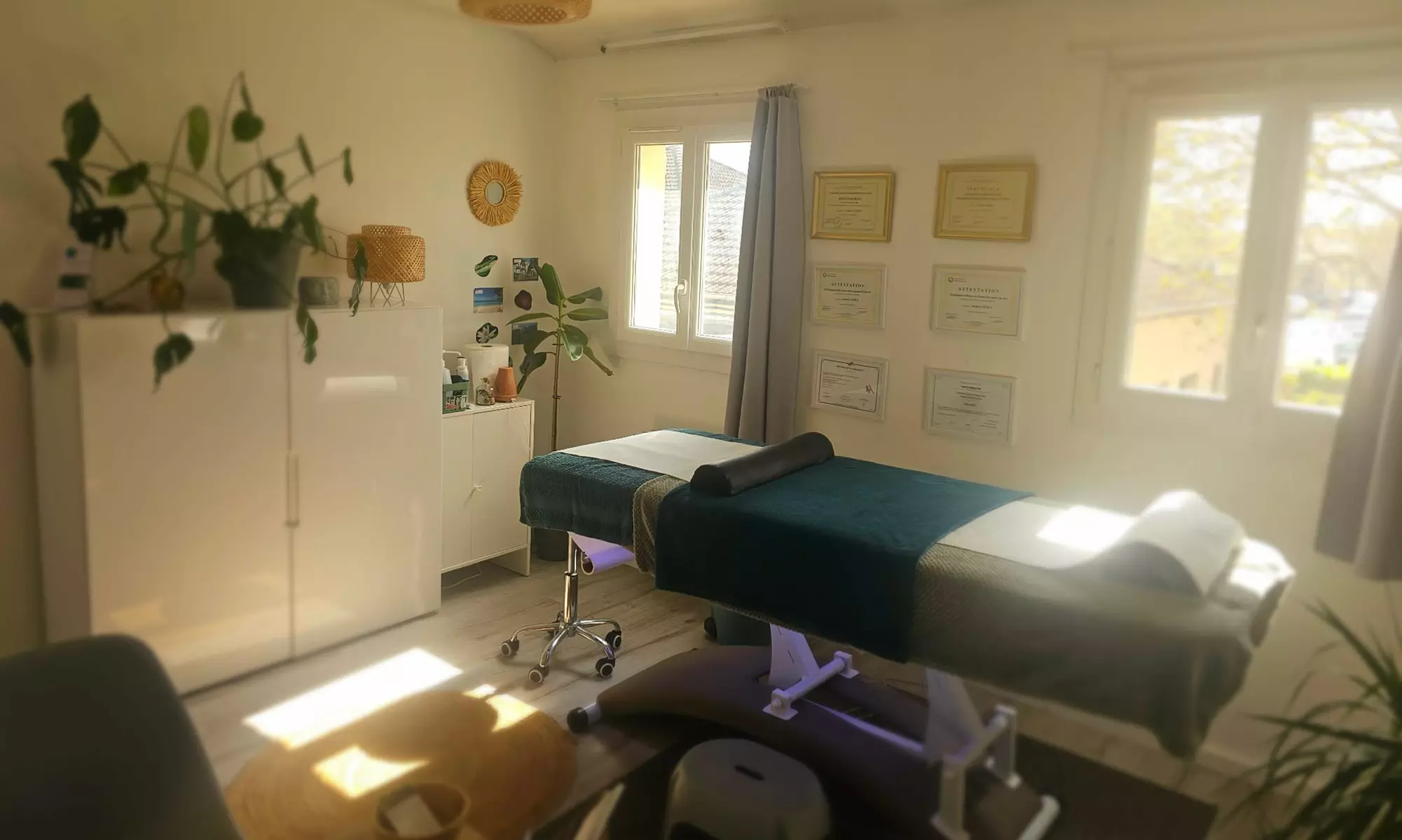 Massage assis habillé sur une chaise ergonomique de 40 min