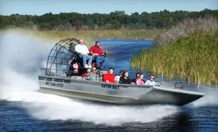 One-Hour Airboat Nature Tour for One or Two from Boggy Creek Airboat Rides (Up to 52% Off) - Primary Image