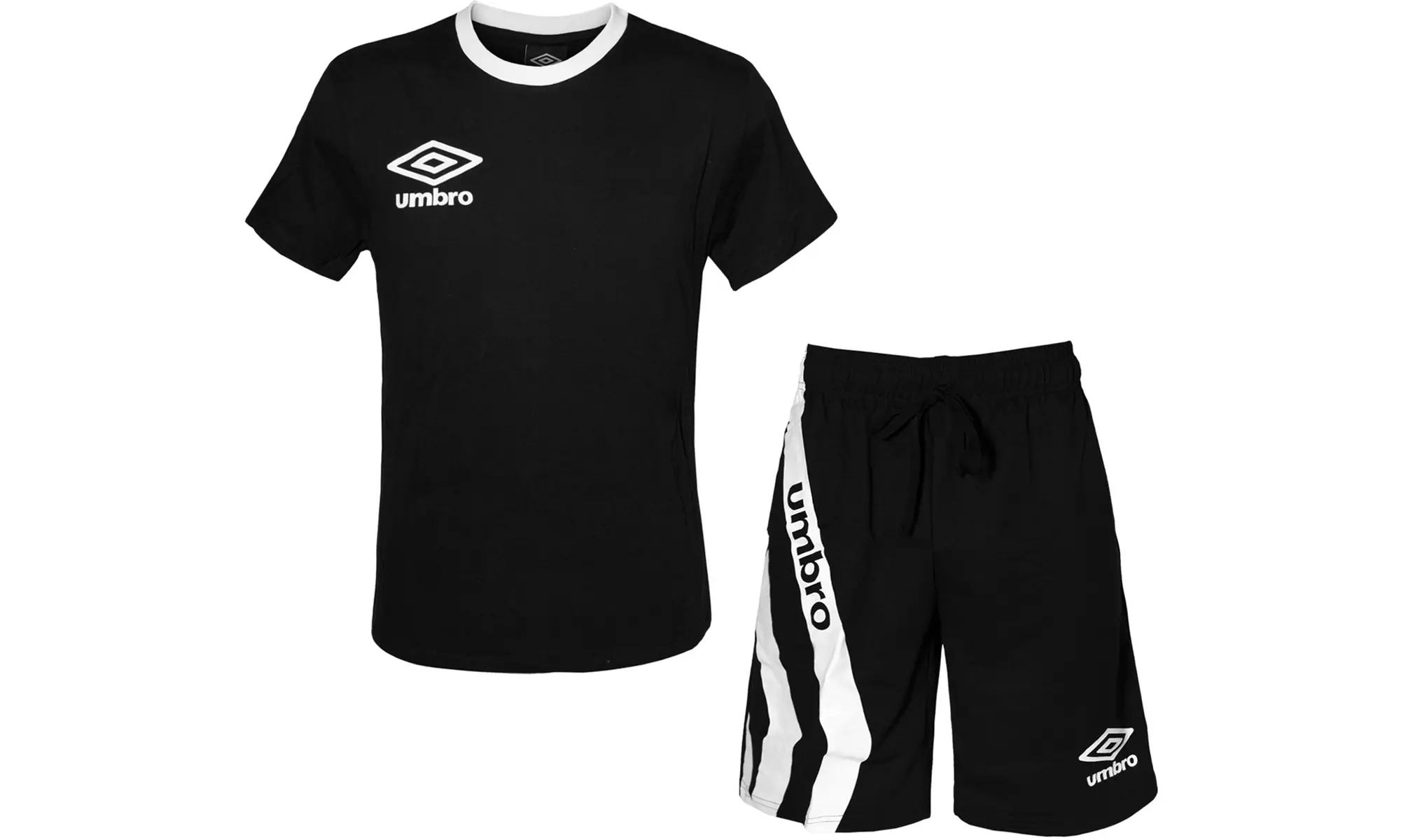 T-shirt e pantaloncini in cotone da uomo Umbro