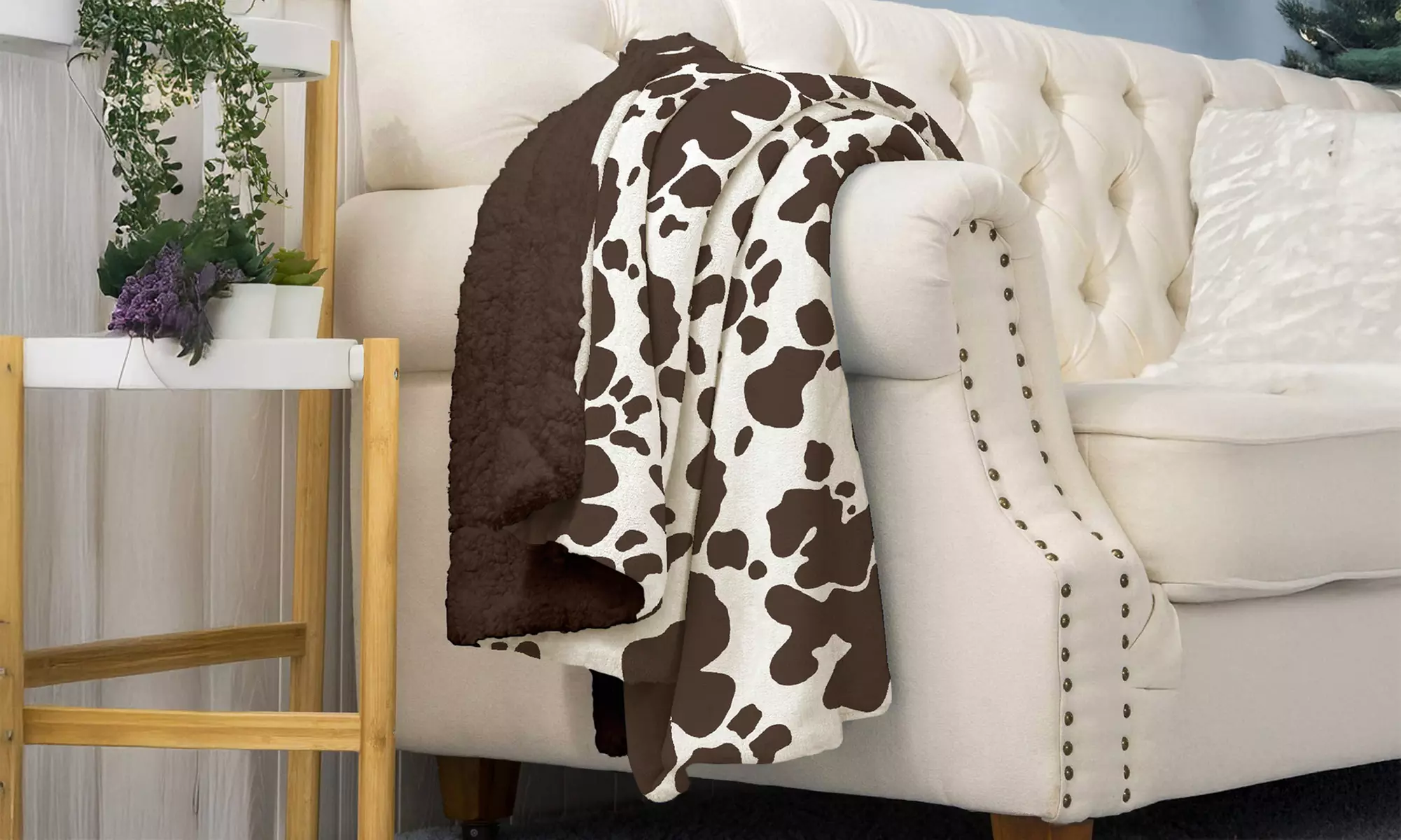 Morbida e calda coperta in sherpa