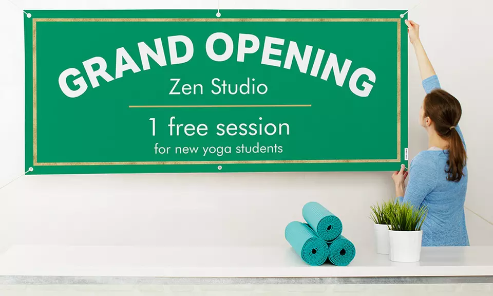 Banners from Vistaprint from $15–$27 - Second Medium