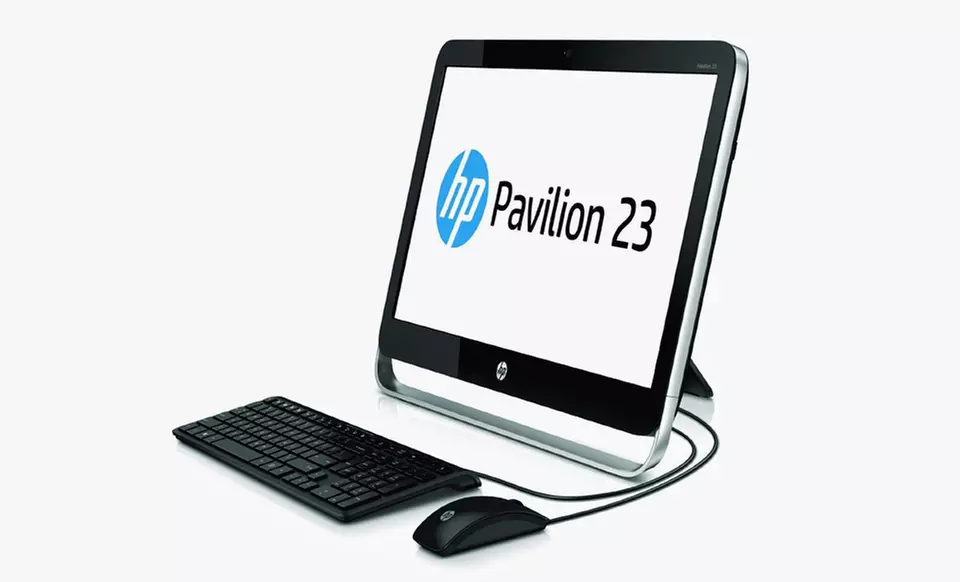HP Pavilion 23" All-in-One Desktop with Quad-Core Processor, 4GB RAM, and 500GB Hard Drive (Manufacturer Refurbished) - Second Medium