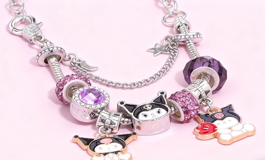 Image 4: Beaded Adjustable Anime-Inspired Bracelet