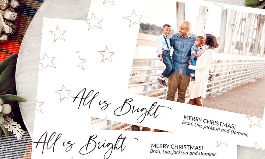 Image 2: Up to 61% Off Custom Holiday Photo Cards – Lovely Little Cards