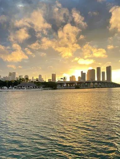 Discover Miami's Coastline with 75 Minute Miami Skyline & Coast Cruise
