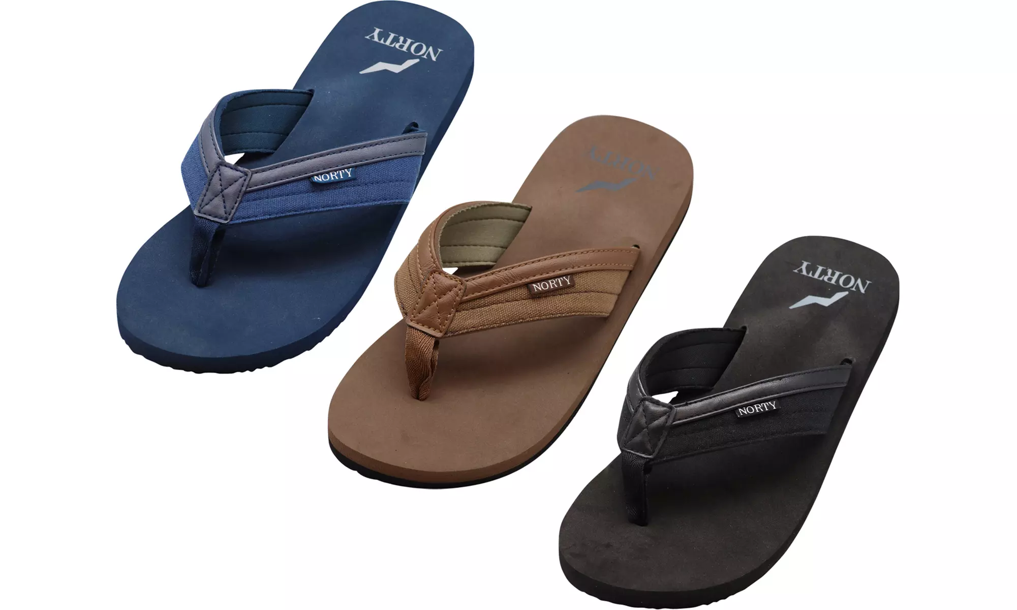 Norty Men's Flip Flops - Primary Image