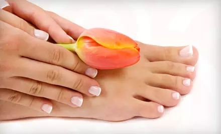 Signature or Deluxe Mani-Pedi at La Vie Nails & Spa (Up to 52% Off) - Primary Image