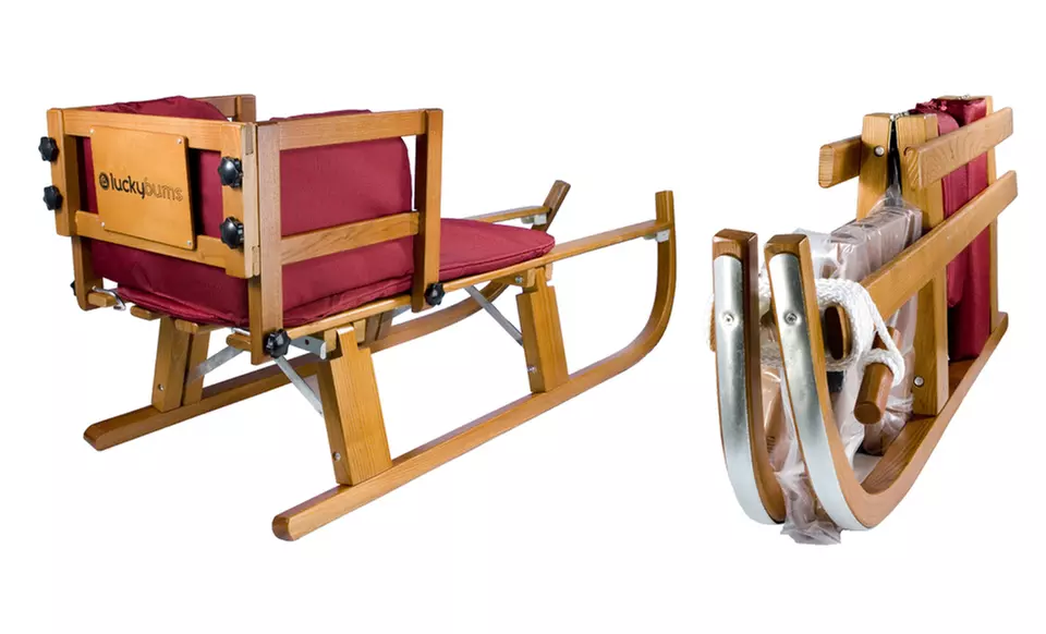 Heirloom Wooden Pull Sled. Free Returns. - Image 2